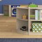 Flash Furniture Bright Beginnings 2 Tier Wooden Classroom Corner Storage Unit w/Rounded Front Edges, Kid Safe, Natural MK-KE24022-GG - alternate 7